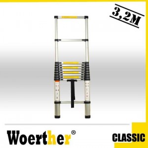 Echelle t&eacute;lescopique 3,2M alu CLASSIC