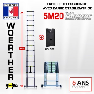 ÉCHELLE PLIANTE 5M20 CLASSIC PACK 1 ( AVEC HOUSSE )