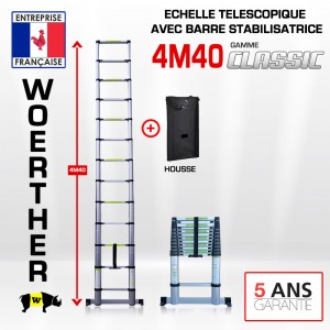 ÉCHELLE PLIANTE 4M40 CLASSIC PACK 1 ( AVEC HOUSSE )