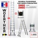 Escabeau 5m60 woerther plus sac à outils