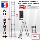 Escabeau 5m60 woerther plus housse