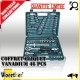 Coffret cliquet VANADIUM 46 PCS