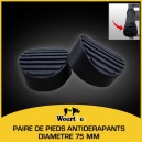 PAIRE DE PATINS ANTIDÉRAPANTS MAXSTOP DIAMÈTRE 75mm