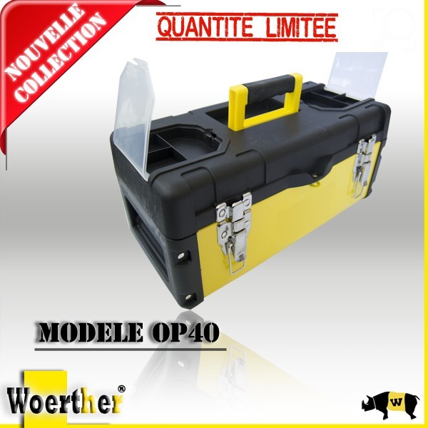 Boîte à outils vide cadenassable Erbauer 36L