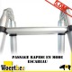 ECHELLE ESCABEAU TELESCOPIQUE 5 METRES EN ALUMINIUM 7075T6