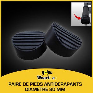 PAIRE DE PATINS ANTIDÉRAPANTS MAXSTOP DIAMÈTRE 8Omm 