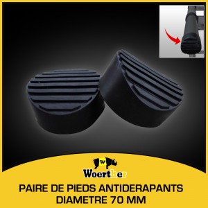 PAIRE DE PATINS ANTIDÉRAPANTS MAXSTOP DIAMÈTRE 7Omm