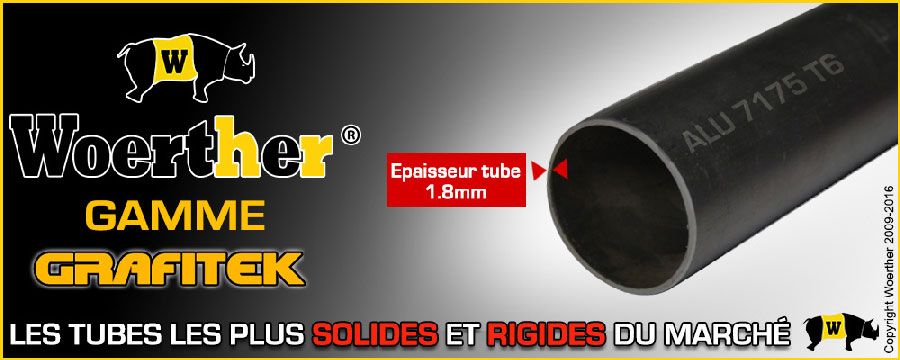 escabeau télescopique double barres stabilisatrices 5M/2M50 woerther, avec  sa plateforme et housse , en graphite